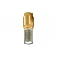 Válvulas e Torneiras | Válvulas | Válvulas Retenção | Válvula Retenção c/filtro inox c/assento latão/inox 1 ¼" Ref: MB60150406